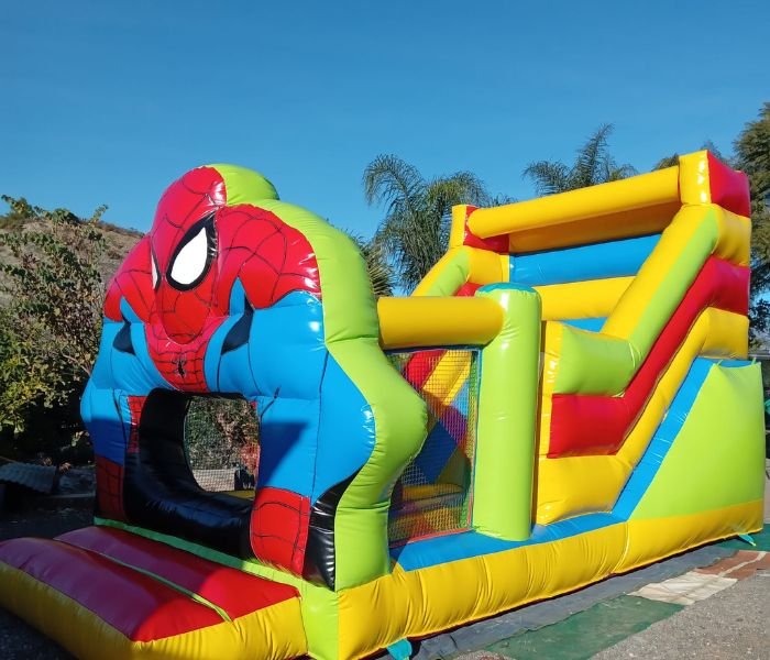 Tobogan spiderman hinchable