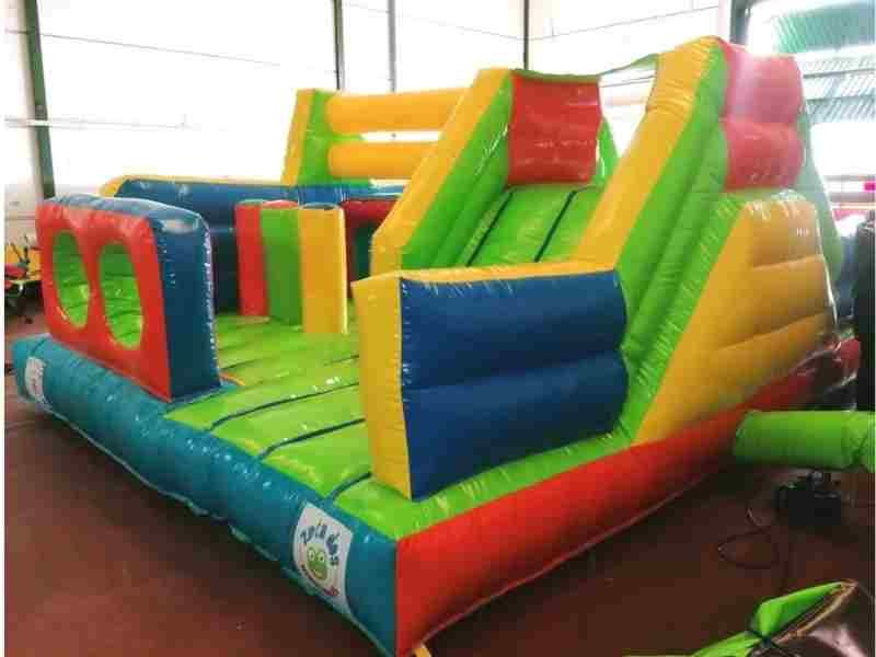 Pista americana hinchable multicolor