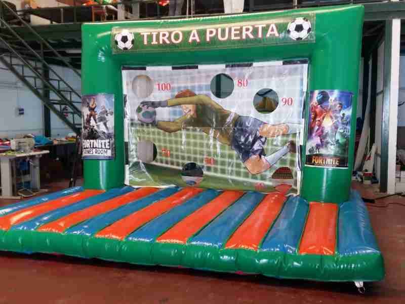 Portería tiro a puerta hinchable