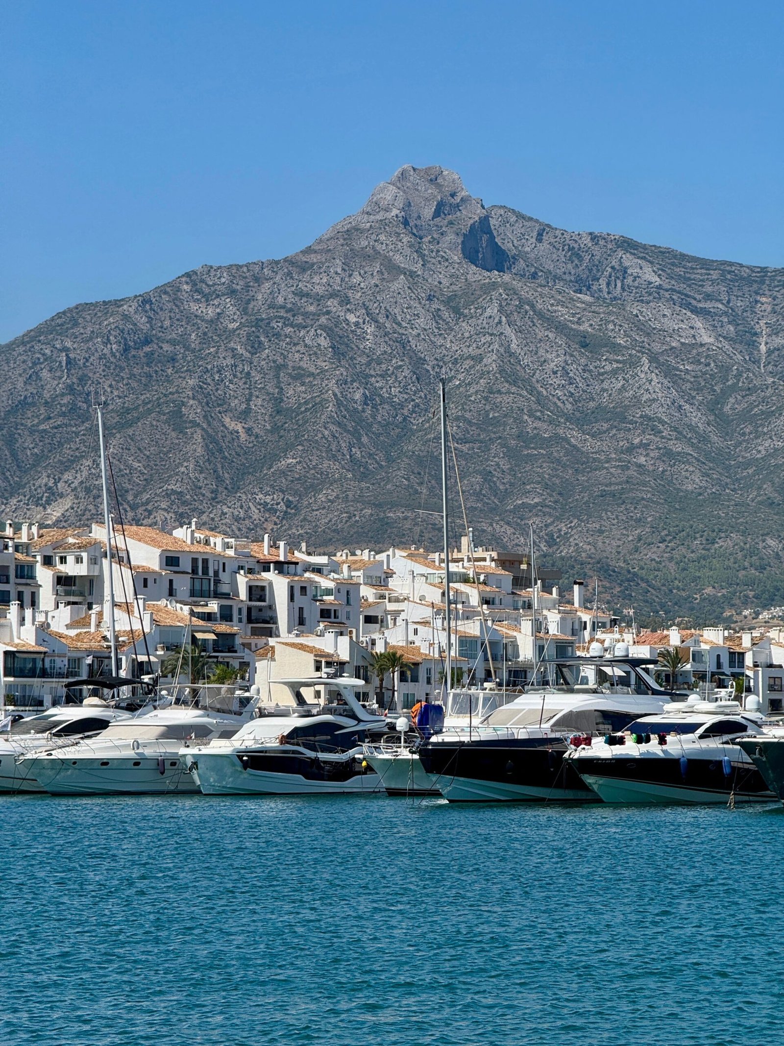 Puerto Banús with La Concha mountain behind